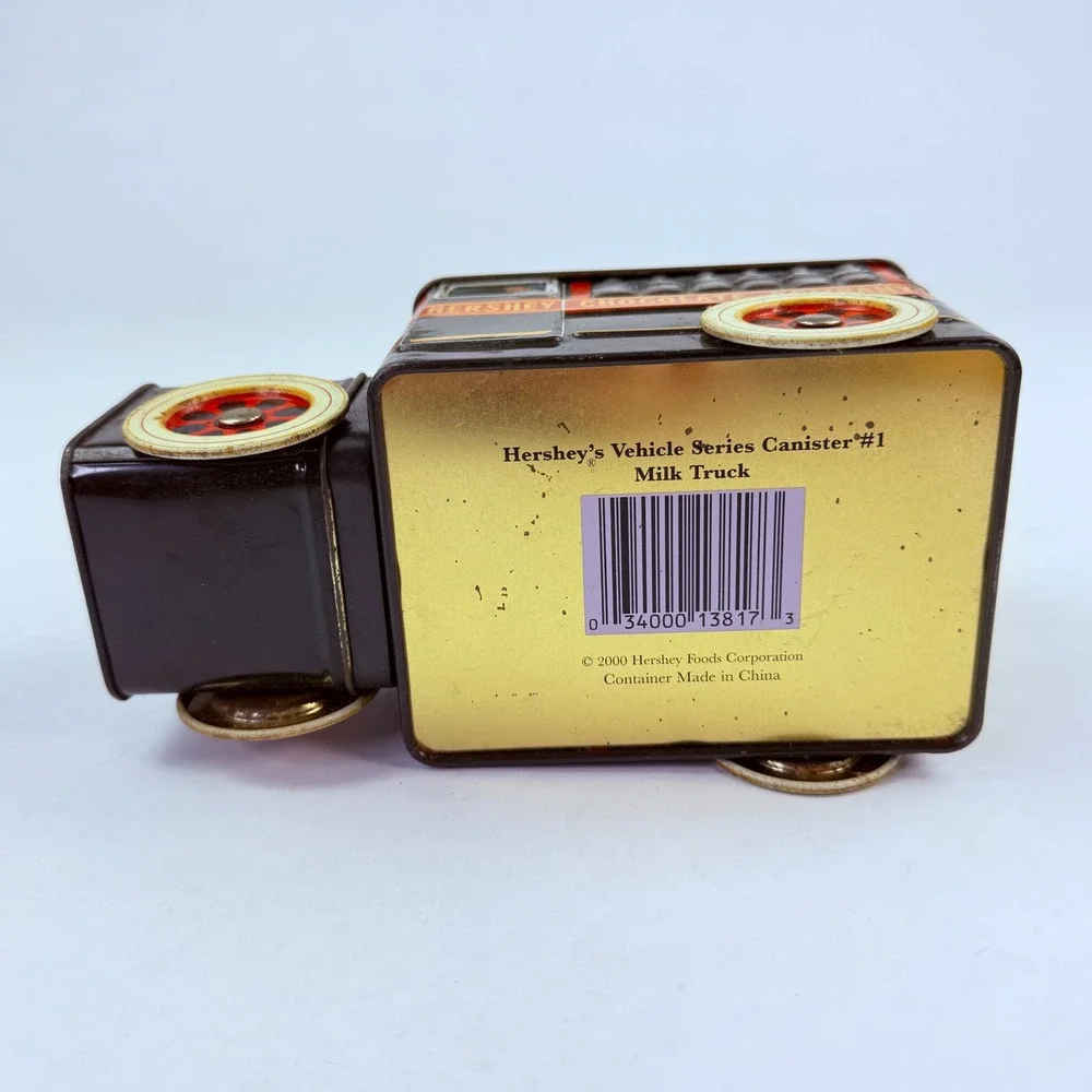 Hershey Chocolate Company Milk Truck Tin Canister Vehicle Series #1 2000‎ Vtg